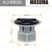 Клипса автомобильная MASUMA KJ-2600
