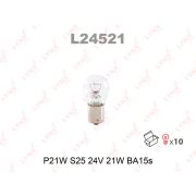 Лампа LYNXauto L24521 T20 P21W 24V BA15S HCV
