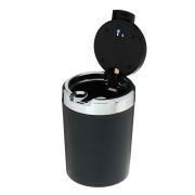 Пепельница для авто TORSO с подсветкой, черный