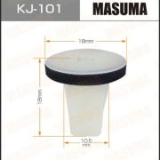 Клипса автомобильная (автокрепеж) MASUMA KJ101