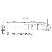 Амортизатор багажника JETT V2163725  RH