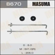 Крепление для АКБ MASUMA  L=205мм