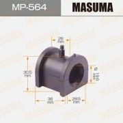 Втулка стабилизатора MASUMA /front/ MP564/MB844455/M034SV   H57A к-т2шт.