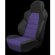 Авточехлы ДИНАС  DRIVE, к/з 100%, (черный/фиолетовый)