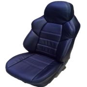 Авточехлы ДИНАС  DRIVE, к/з 100%, (черный/черный) нить красная
