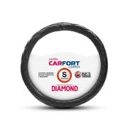 Оплетка CarFort Diamond, черная прошивка, мягкая, S