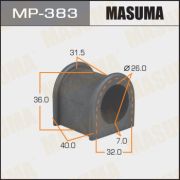 Втулка стабилизатора MASUMA  MP-383/TSB-LF50F   D26  (компл. 2шт)
