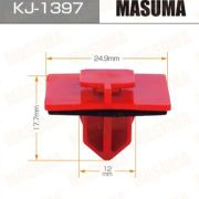 Клипса крепежная MASUMA KJ-1397