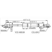 Амортизатор багажника JETT V21-60518 R