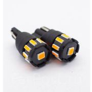 Лампа светодиодная Blick T10(W5W)-2FT10-O Желтый 12V 2шт
