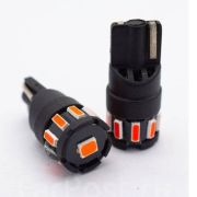 Лампа светодиодная Blick T10(W5W)-2FT10-R Красный 12V 2шт