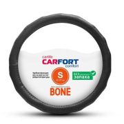 Оплетка CarFort Bone, рельефные ребра, черная, S