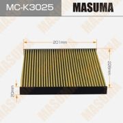 Салонный фильтр  MASUMA  MCK3025/AC14001  SSANGYONG ACTYON II / D20DT, G20D