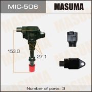 Катушка зажигания MASUMA, MIC-506  L15A, GD1, GD2, GD6, GD7