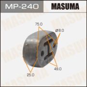 Крепление глушителя MASUMA (уп.2)