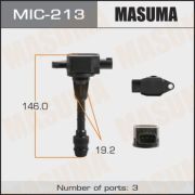 Катушка зажигания MASUMA MIC-213/EXA-6207J/NSDI-1001E  MICRA, MARCH / CR12DE, CR14DE