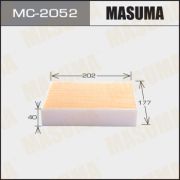 Салонный фильтр MASUMA MC-2052/AC-3501/BRC0320/MR958017