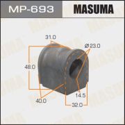 Втулка стабилизатора MASUMA MP-693/54613-VE023/BL22053/NSB-E50R/ ASBNI1069  к-т 2 шт