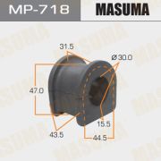 Втулка стабилизатора MASUMA MP-718/TSB-819	/T211SV  HIACE REGIUS/KCH4#, RCH4# к-т2шт. D30