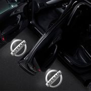 Подсветка в двери с логотипом диодная   «HONDA» 12V/24V цвет белый комплект 2 шт