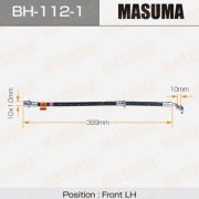 Шланг тормозной передний правый MASUMA BH-112-1/90947-02A21  UZJ100   RH