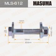 Болт эксцентрик MASUMA комплект. MLS612/0229-016-KIT