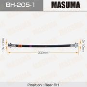 Шланг тормозной MASUMA BH205/BH205-1/31453777/BHN544  /rear/ Sunny B15 RH