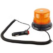 Маяк проблесковый оранжевый светодиодный на магните 12-24V большой XD-120