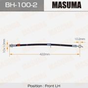 Шланг тормозной перед MASUMA BH100-2/90947-02906 CR5#, SR50 LH