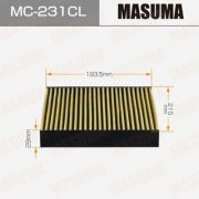 Салонный фильтр MASUMA MC-231CL/AC-108E  угольный