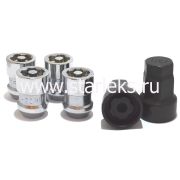 Комплект гаек секреток. М12x1,5 L=33 60 cone 2k(19&21) plastic (726445(33)KK-2key)