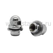 Гайка колёсная М12x1.5x37.5 хром пресс-шайба, ключ 21 DTO01.Cr.CAP BOLL