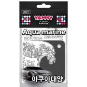 Ароматизатор подвес. YAMMY картон с пропиткой Квадрат «Aqua Marine»