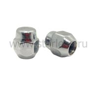 Гайка M12x1,5 конус, высота 26мм, закрытая, ключ 21мм, хром (701145HT)