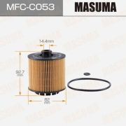 Масляный фильтр MASUMA вставка MFC-C053/GB1486EC/BRO2138 Geely Coolray SX11/Atlas Pro