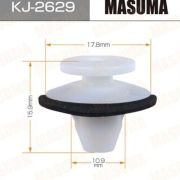 Клипса автомобильная  MASUMA KJ-2629
