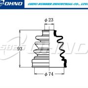 Пыльник привода OHNO 5-825 FB-2079/BD0207