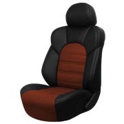 Авточехлы ДИНАС  DRIVE, к/з (черный/коричневый)