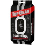 Полотенца влажные Top Gear универсальные автомобильные, пакетная уп.60шт.