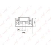 Ролик обводной ремня ГРМ PB-3020/DG3060312RR1HC2
