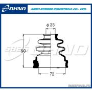Пыльник привода OHNO FB-2164 внутренний