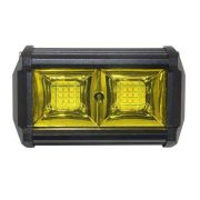 Фонарь светодиодный L18W54 (G0048Y) желтый 2(3*3)led (9-30V) 135*75*55mm