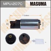 Бензонасос MASUMA, ALMERA, QASHQAI / N16E, J10E, сетка MPU-040, графитовый коллектор