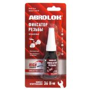 Фиксатор резьбы красный неудаляемый (10 ml) ABRO MASTERS TL-010-RD