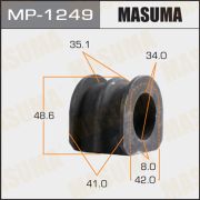 Втулка стабилизатора MASUMA /front/  MP1249/ASBNI1032/NS13S51F00  FX35, QX50 / S51, J50 [уп.2]