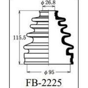 Пыльник привода внутренний OHNO 5-825 FB2225/04438-60010