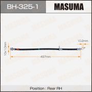 Шланг тормозной MASUMA T- /rear/ BH325-1/31044517  CV30, ##V32, CV40, SV41 RH