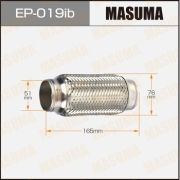 Гофра глушителя MASUMA, усиленная, 3-х слойная, innerbraid, 51x165