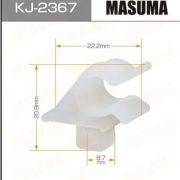 Клипса крепежная MASUMA KJ-2367