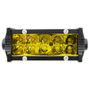 Балка на крышу автомобиля 12/24V, 10W, 3030, 6000K, 1000LM, 105*40*50 мм, желтый свет